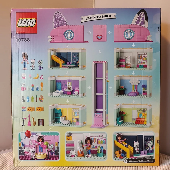 Lego 10788 Gabby's Dollhouse DreamWorks Building Toy NWT Building Toy Set - Picture 2 of 2